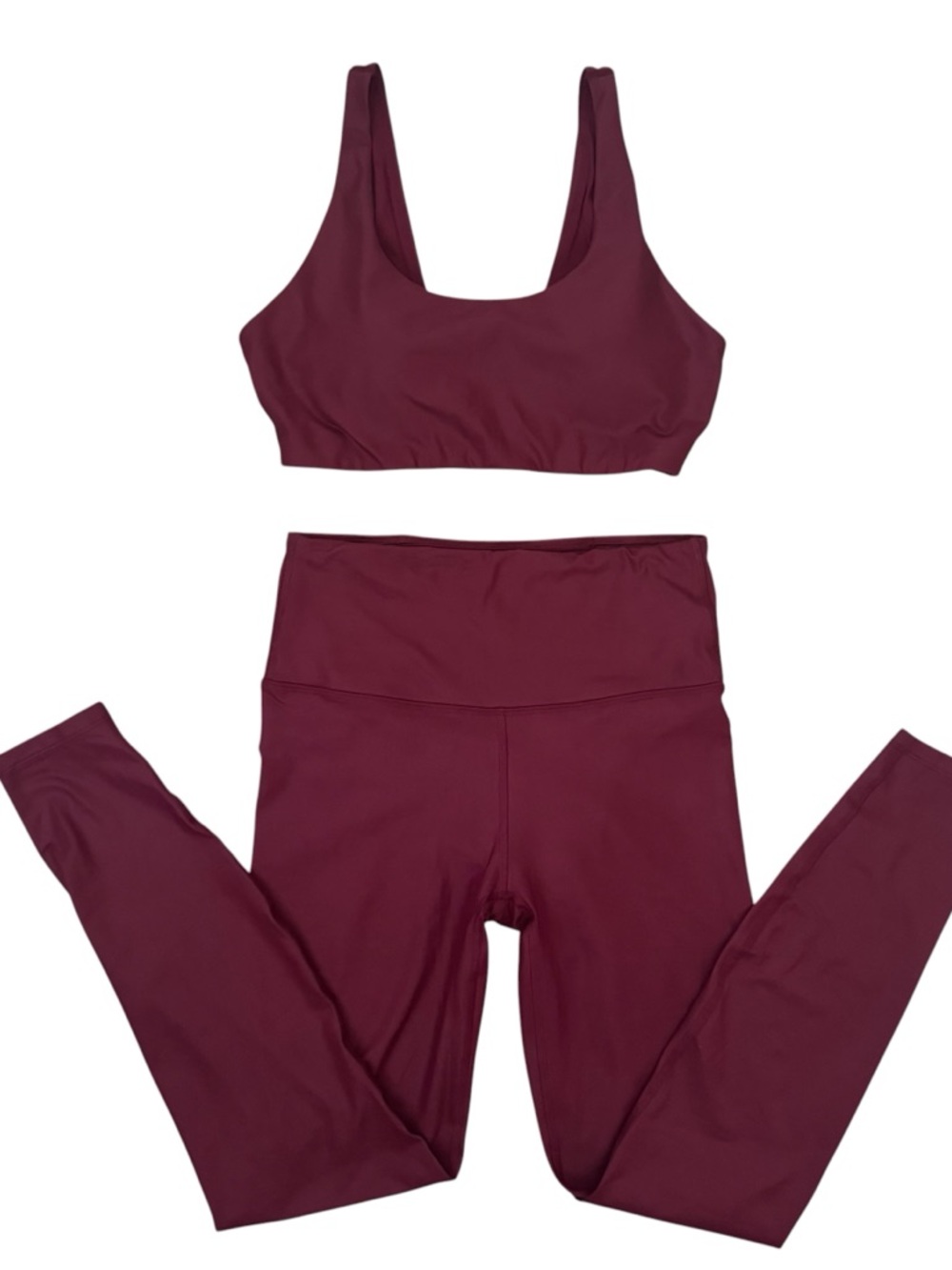 Target Burgundy Active Set Sports Bra M & Leggings S ❤️